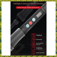 UISN US Plug 90W Soldering Iron Protable Digital Temp Adjustment Intelligent Sleep Heating Electronic Welding Tools Kit