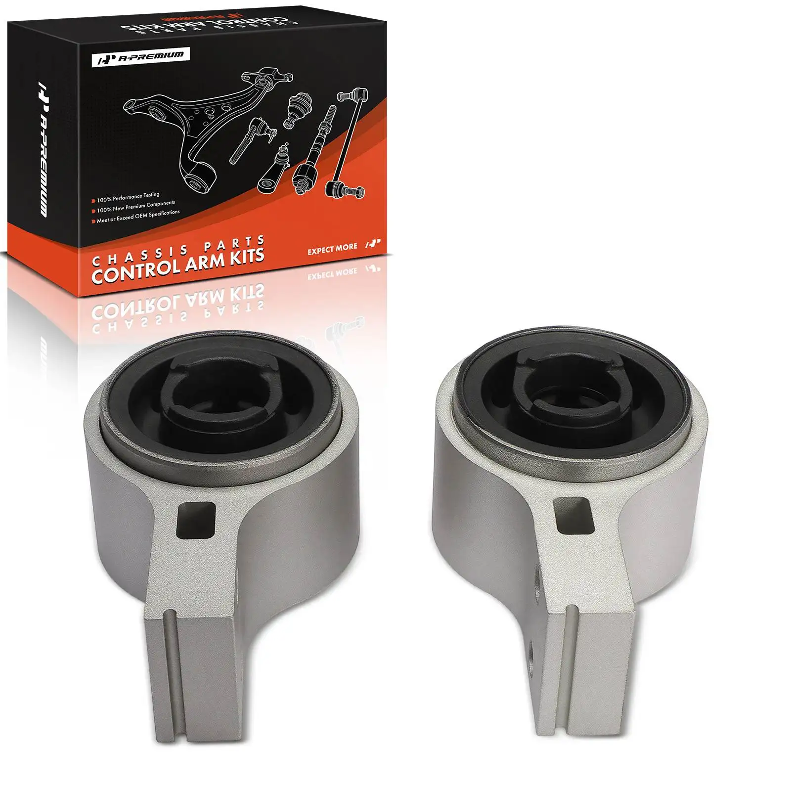 A-Premium 2x Front Lower Rearward Suspension Control Arm Bushing for Ford Explorer 2011-2017 Police Interceptor Utility