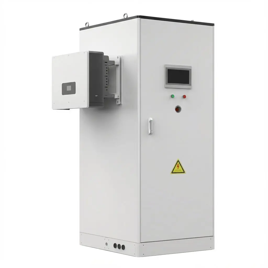 50kVA/100kW High Power Hybrid Energy Storage Solution 350-450V LiFePO4 Lithium Battery 107/300kWh Industrial Peak Shifting IP65