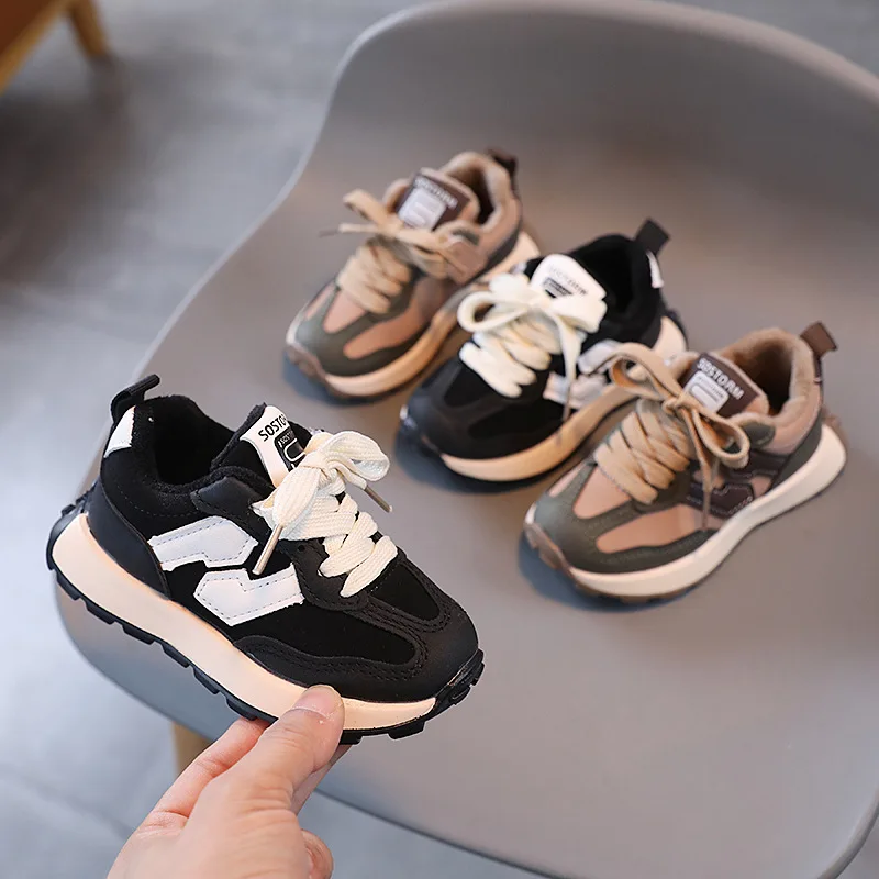 2024 Leisure Fashion Hot Sales Casual Baby Casual Shoes Lace Up Infant Tennis Cool Toddlers Sports Girls Boys Sneakers