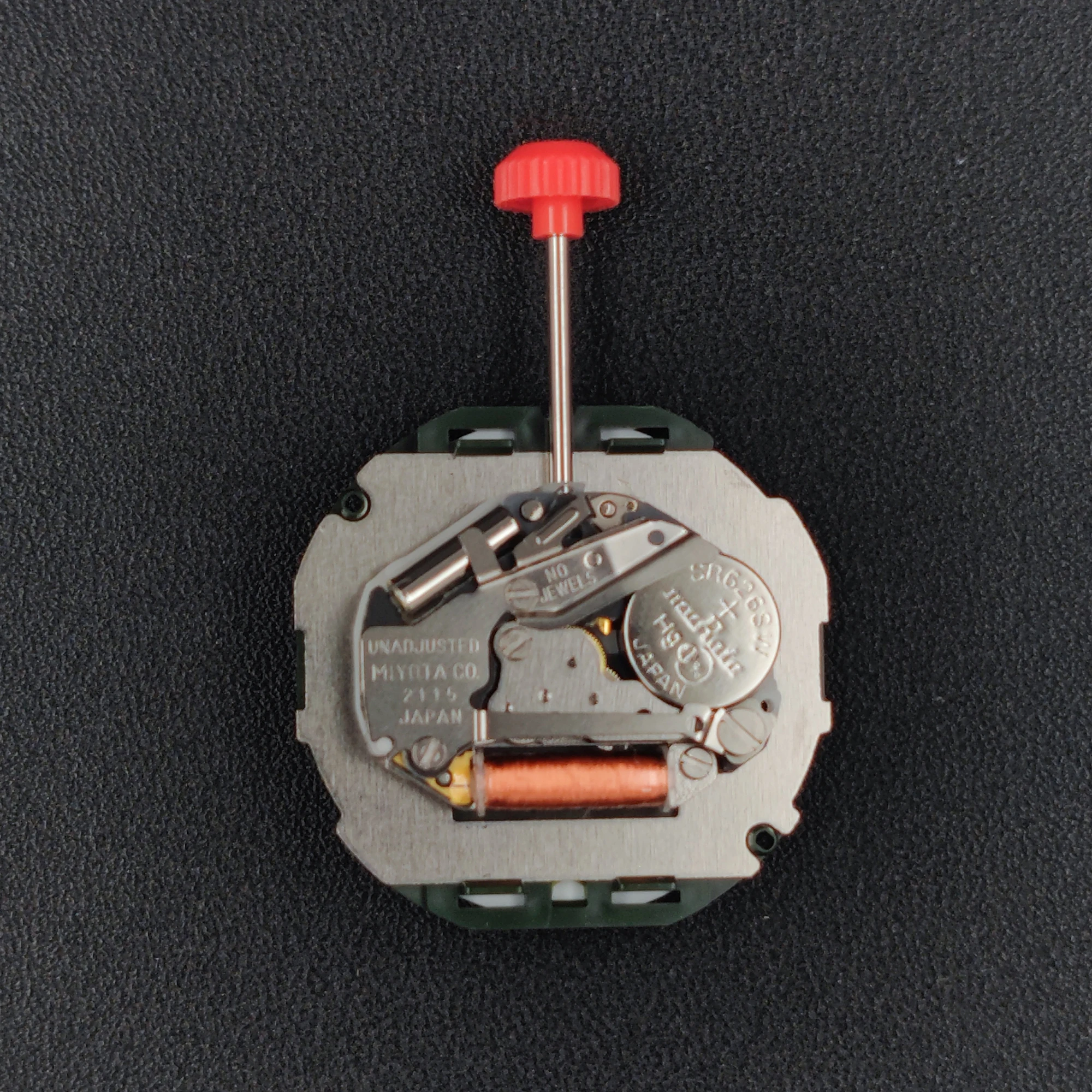 Movimiento de cuarzo Miyota japonés 2115 con batería, mecanismo de reloj de cuarzo estándar de 3 manecillas/agujas, rueda de fecha única, movimiento 2115