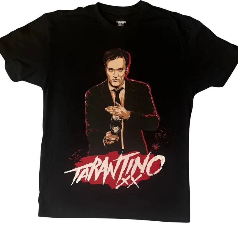 quentin-tarantino-xx-t-shirt-black-men's-medium-pulp-fiction-kill-bill-new