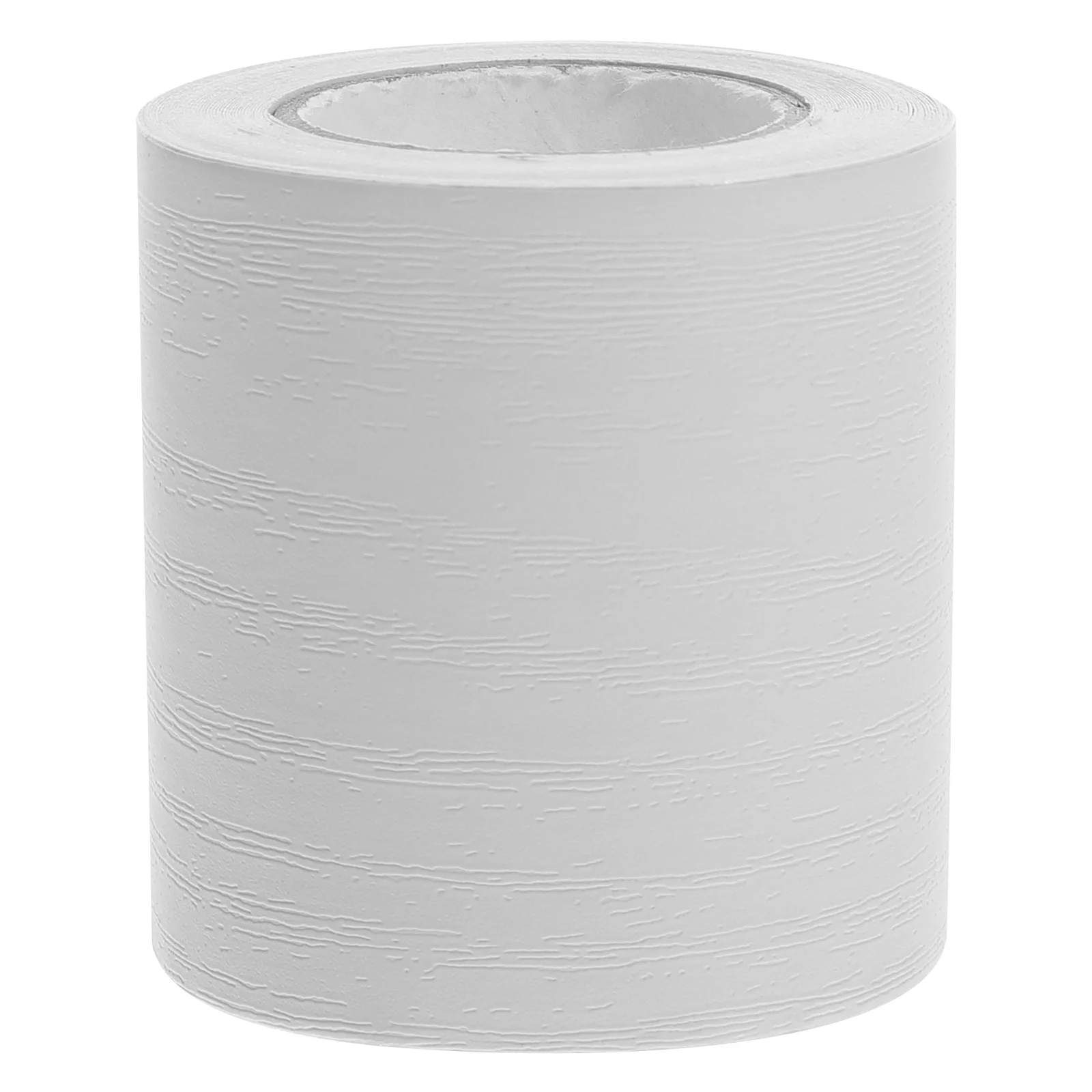 

5M ROLL Self Adhesive Skirting Trim White Wood Grain Flexible Molding Sticker Peel Stick Wall Border PVC Plastic Baseboard