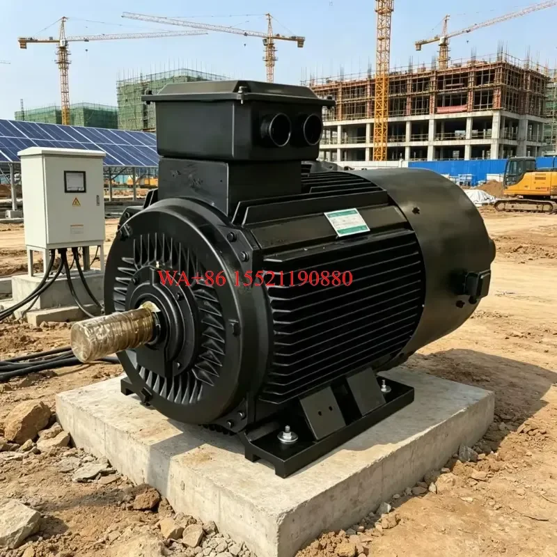 WMWMNU for Enning 3KW Permanent Magnet Vertical Wind Turbine Synchronous Generator Silent Hydro Water Turbine 48Vac-1140Vac