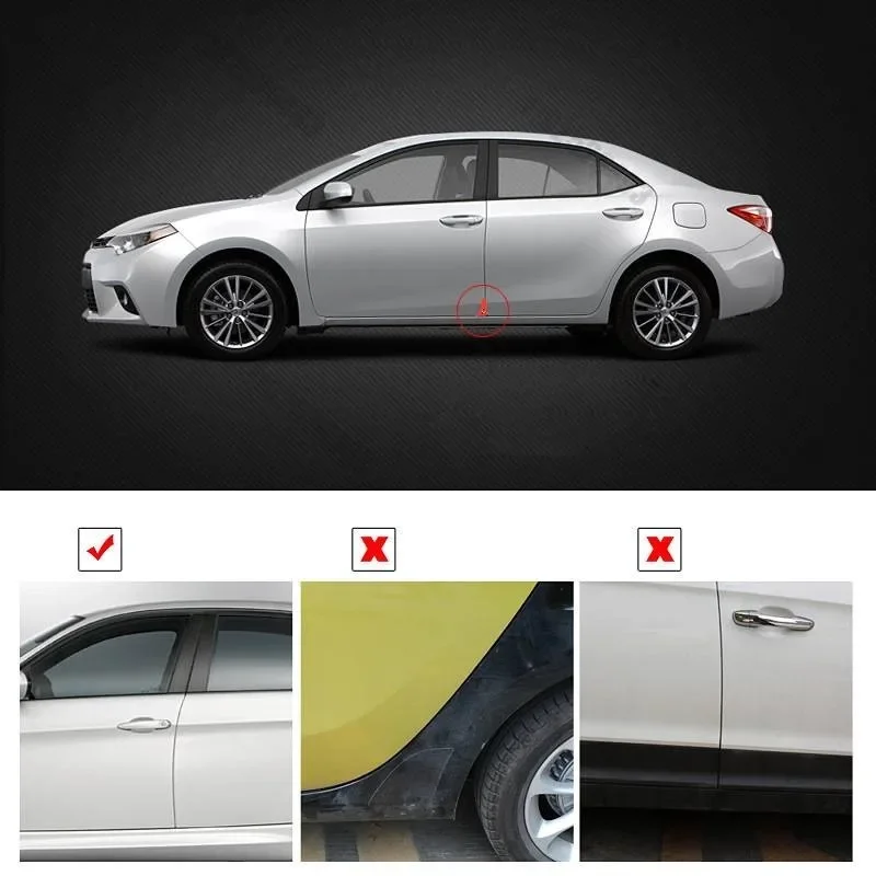 2/4 Pcs General Motors Door Decorative Corner Protective Cover Silicone Protector Door Corner Crash Guard Auto Accessories