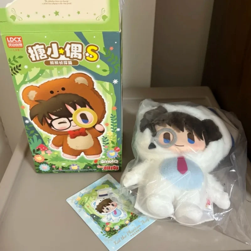 

New Authentic Detective Conan Detective Bear Blind Box Cute Vinyl Plush Dolls Bag Pendants Anime Character Kawaii Toy Girls Gift