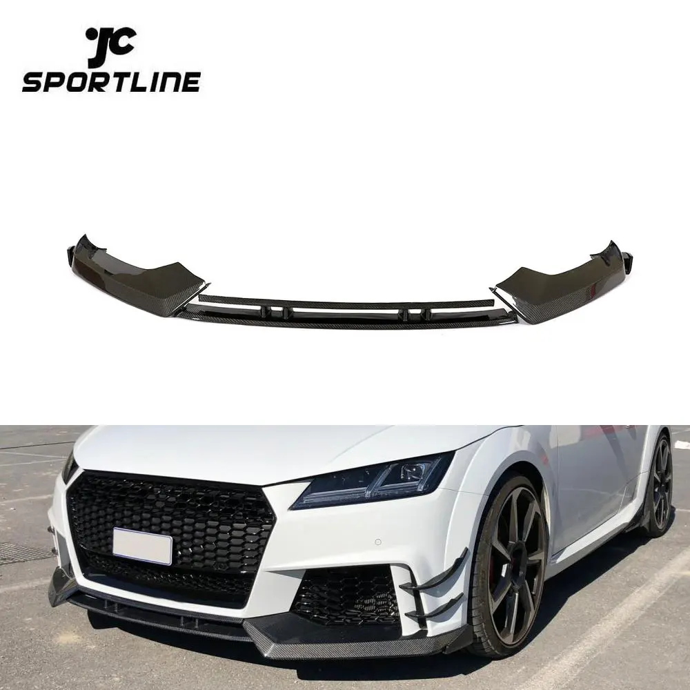 

Карбоновый сплиттер переднего бампера для Audi TT RS 2016-2018