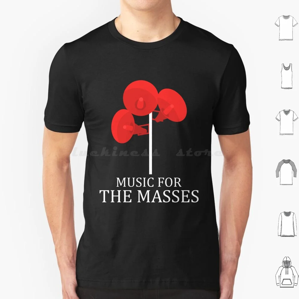 Music For Masses T Shirt 6xl Cotton Cool Tee Dance Dave Gahan Fan Art Edm Electro Electronica Jesus Music For The Masses