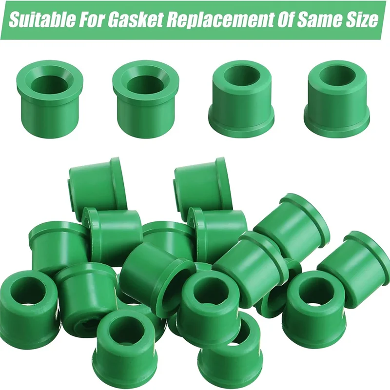 A01F-36Pcs R134a 1/4Inch Charge Hose Gasket Kit Air Conditioner Valve Core Accessories Includes 30 Valve Hose Gaskets