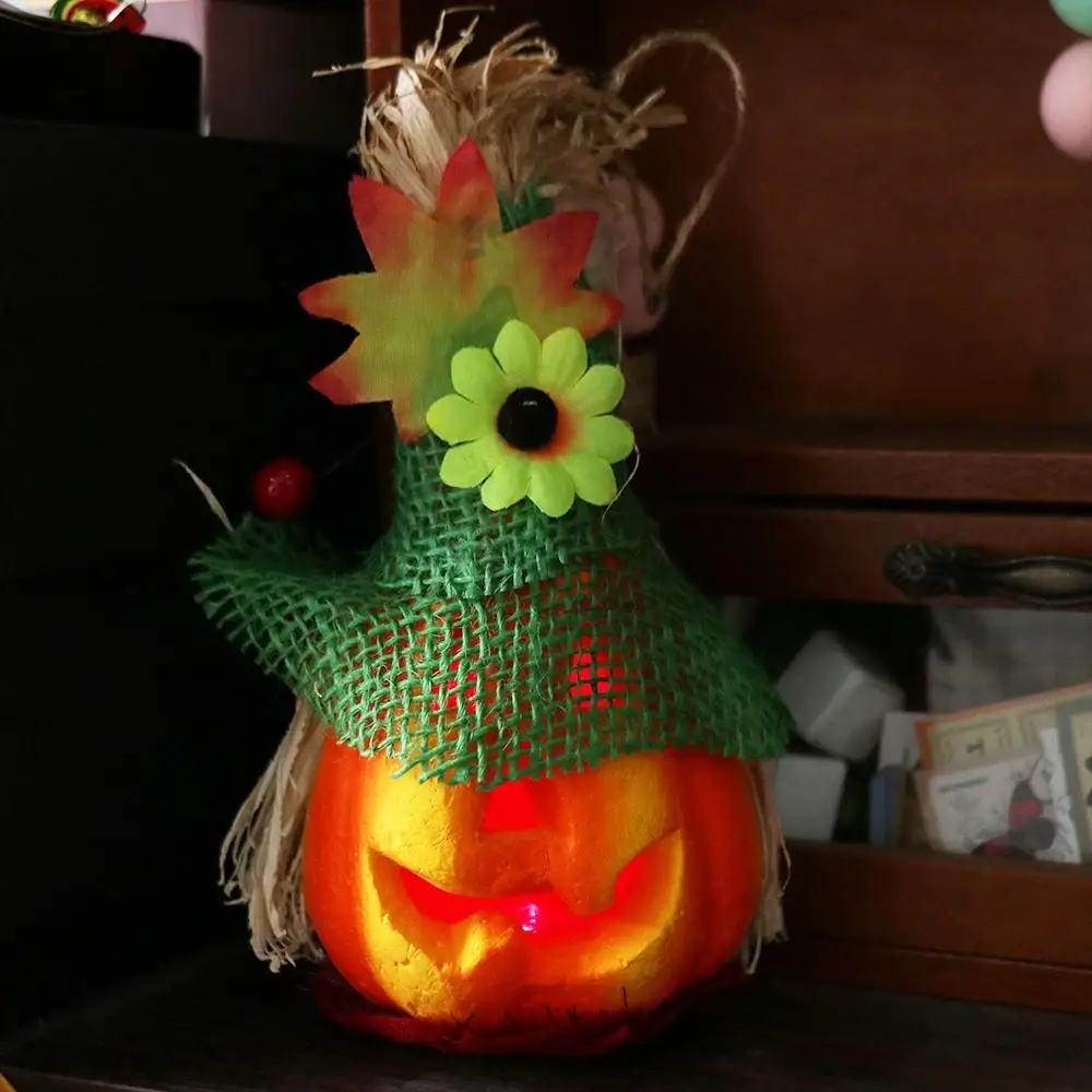 منضدية الجوف خارج هالوين رغوة اليقطين فانوس رغوة اليقطين اليقطين فانوس تضيء الدعائم بار ديكور