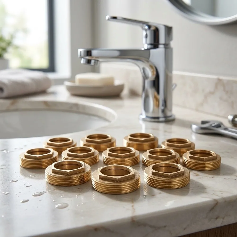 Faucet Cartridge Retainer Nut 35mm for Standard Tap Valve Assemblies Suitable for Kitchen Bathroom and Utility Sink Faucets