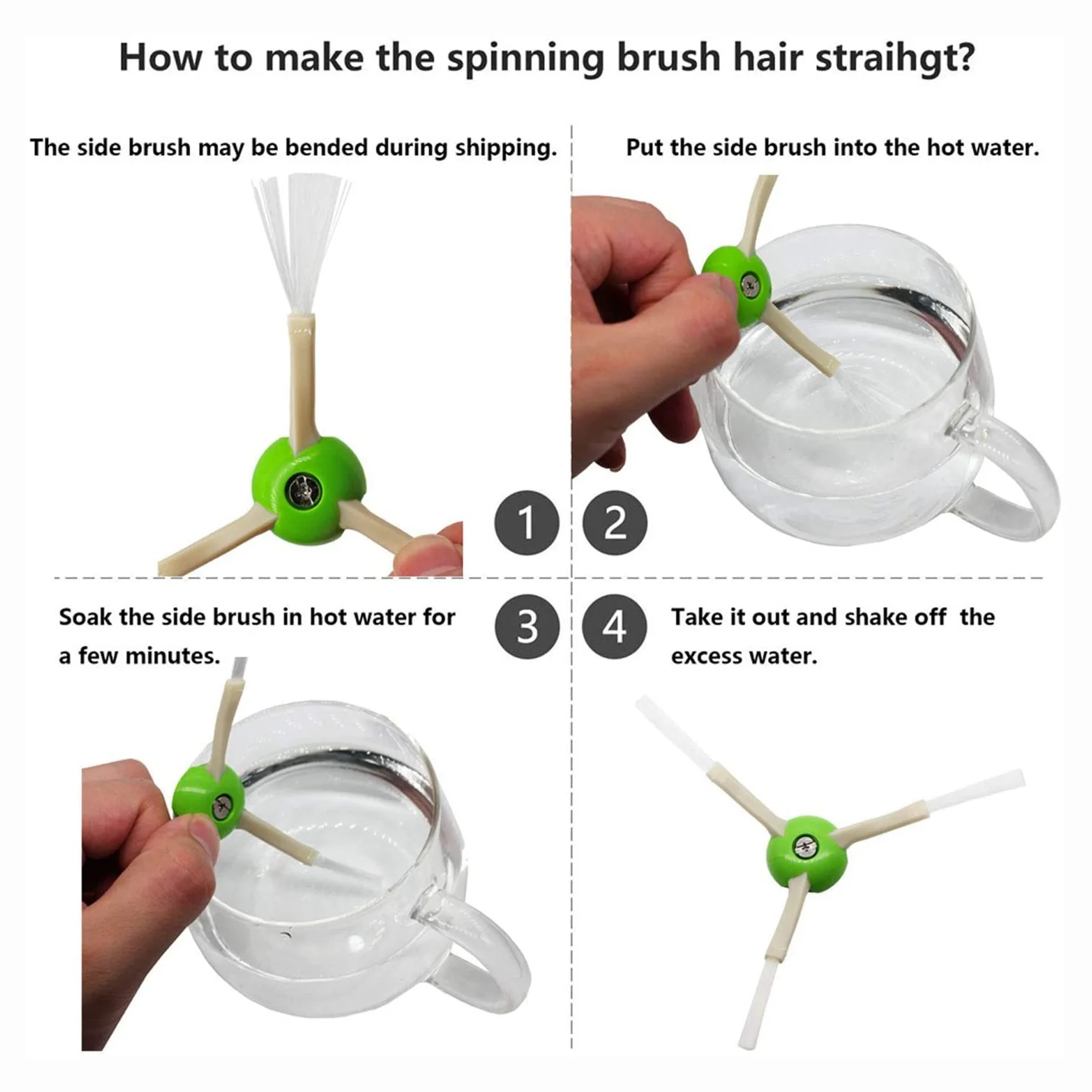 Accesorios Cepillo Lateral de filtro Hepa para IRobot Roomba I7 E5 E6 I Series Robot repuestos de aspiradora