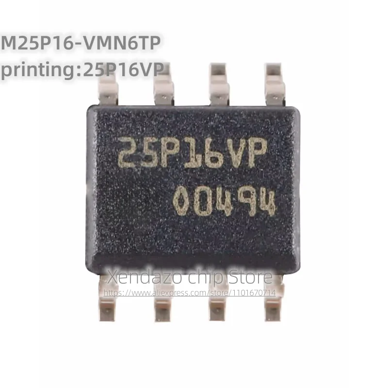 5pcs/lot M25P16-VMN6TP printing 25P16VP SOP-8 package Original genuine 16Mb Memory chip