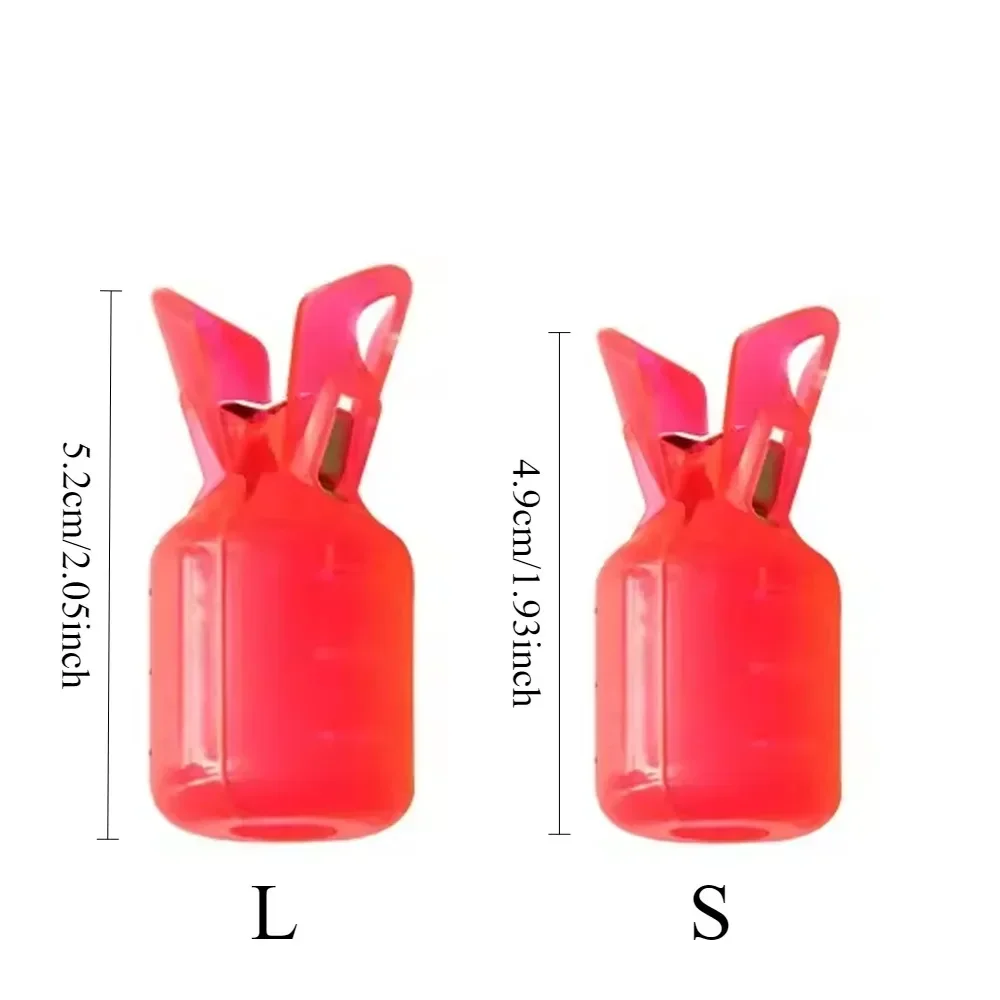 20pcs Squid Jig Hook Protector Safety Caps for Wood Shrimp Egi Lures Hook Covers Fishing Tackle Accessories Random Color