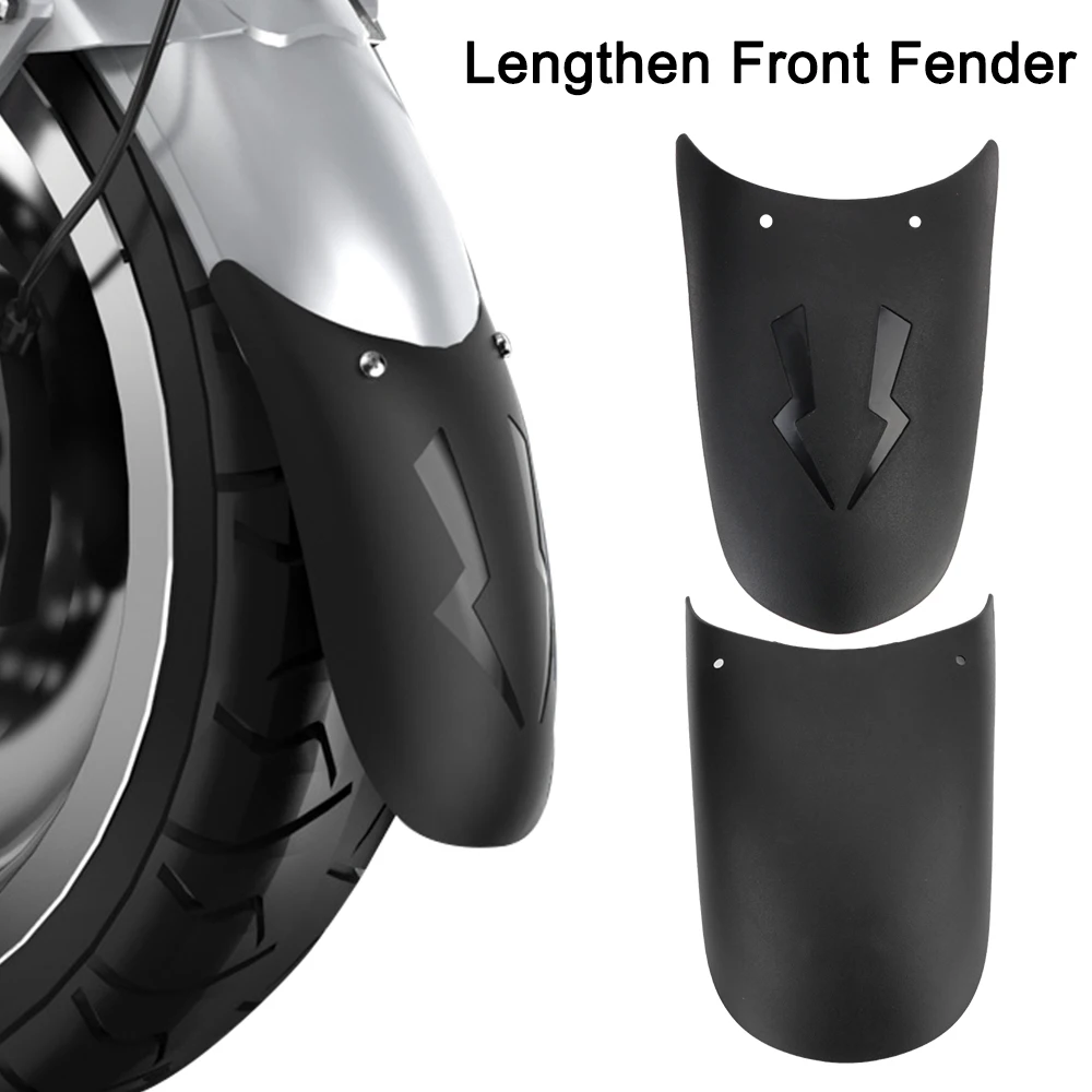 Schmutzfänger Spritzschutz für Motorrad Hinter- und Vorderrad Verlängerter Kotflügel Motorrad Verlängerter Vorderkotflügel