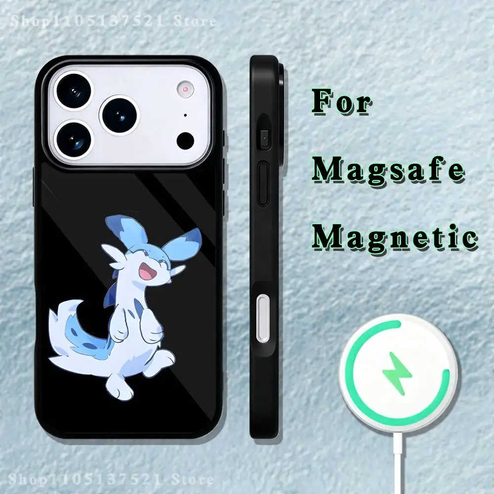 Casing Ponsel Game P-Palward C-Chillet Untuk iPhone 17,16,15,14,13,12,11,Pro,Max,Plus,Mini,SE4,E Pengisian Daya Nirkabel Magnetik Magsafe