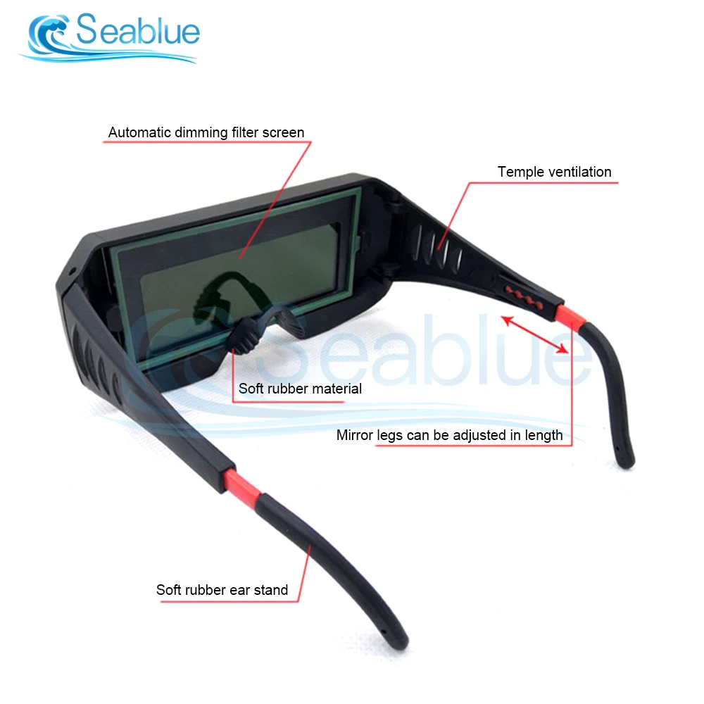 Gafas de soldadura de oscurecimiento automático, gafas solares de soldadura de arco de argón, gafas antideslumbrantes especiales, herramientas para