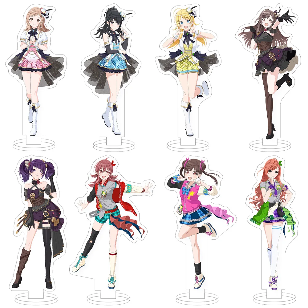 Lucky Seven Store The Idolmaster Official Character MANO SAKURAGI HIORI KAZANO KOGANE TSUKIOKA Acrylic stand anime desk ornament