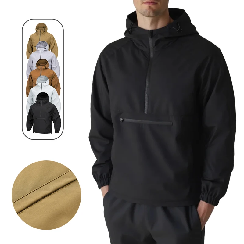 

(XS-3XL) Мужская свободная спортивная куртка с капюшоном на молнии, пуловер для бега для бега в тренажерном зале, дышащая спортивная одежда