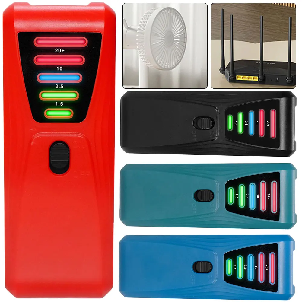 EMF Meter Electrical EMF Detector with LED Light Paranormal Investigation Equipment Battery Powered for Industrial Construction