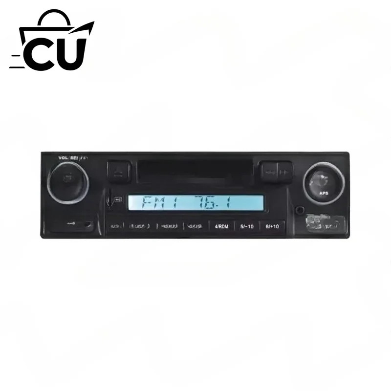 【Best-selling】Portable Retro USB SD Radio Car Player With Stereo And Cassette Capabilities view 2