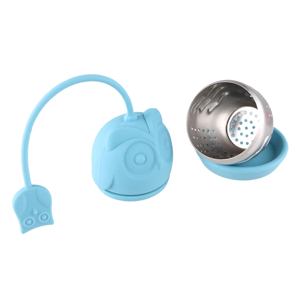 

Owl Shape Stainless Steel Strainer Reusable Creative Tea Infuser Fine Filter Hole Unique Design Affordable High Quality