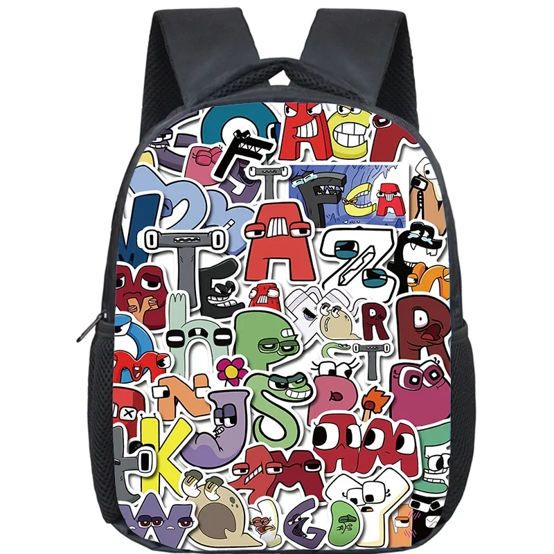 

Alphabet Lore 3D Print Backpack Children's Waterproof School Bag for Boys Girls Kindergarten bag Kids Softback Bookbag Gifts