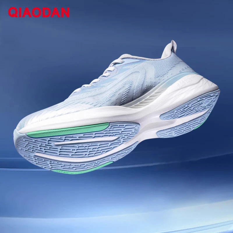 QIAODAN FEIYING Team Running Shoes for Men 2023 New Air Mesh Breathable Balance Shock Absorption Rebound Sneakers XM25220291