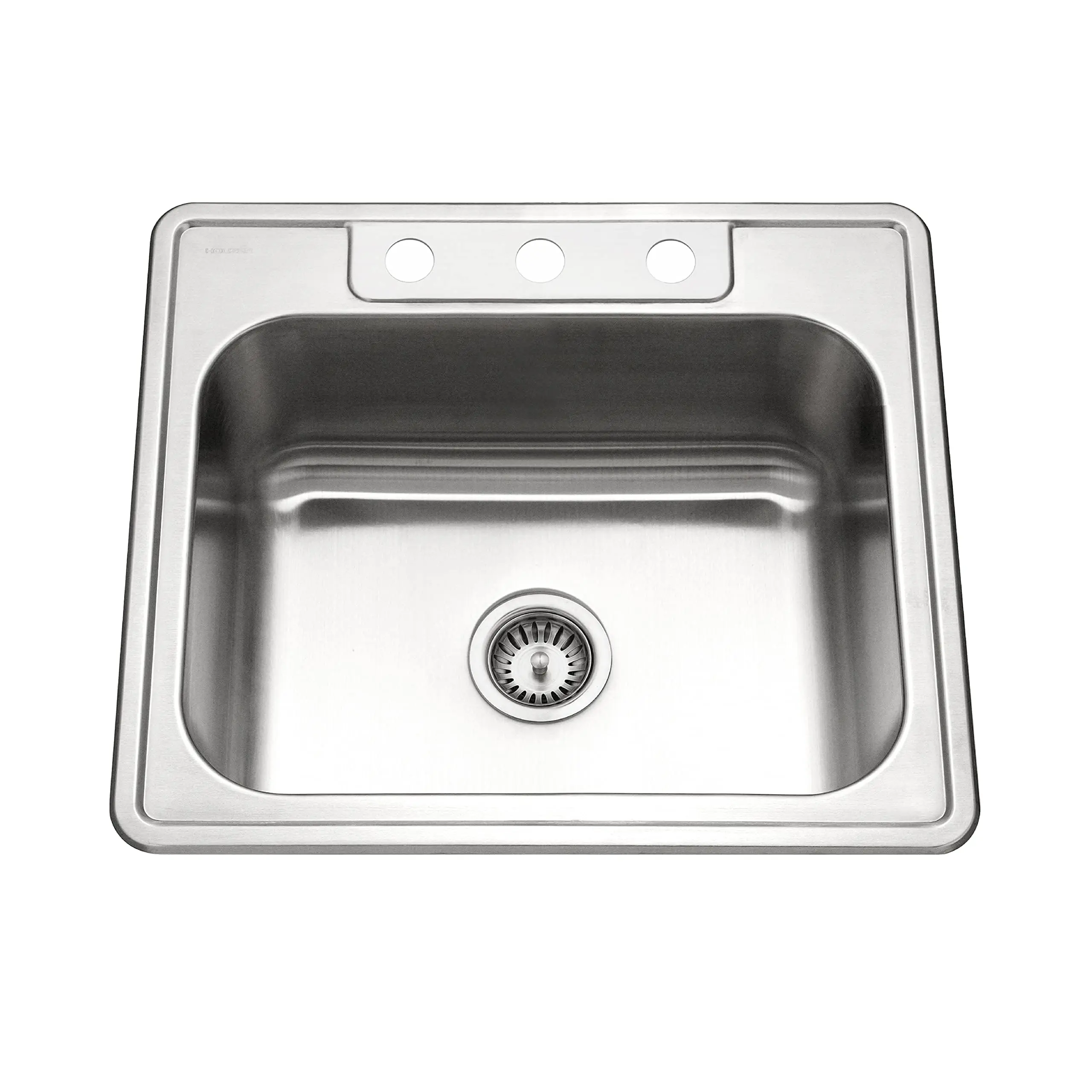 Stainl Steel 2522-8BS3-1 Glowtone Series Kitchen Sink - 25