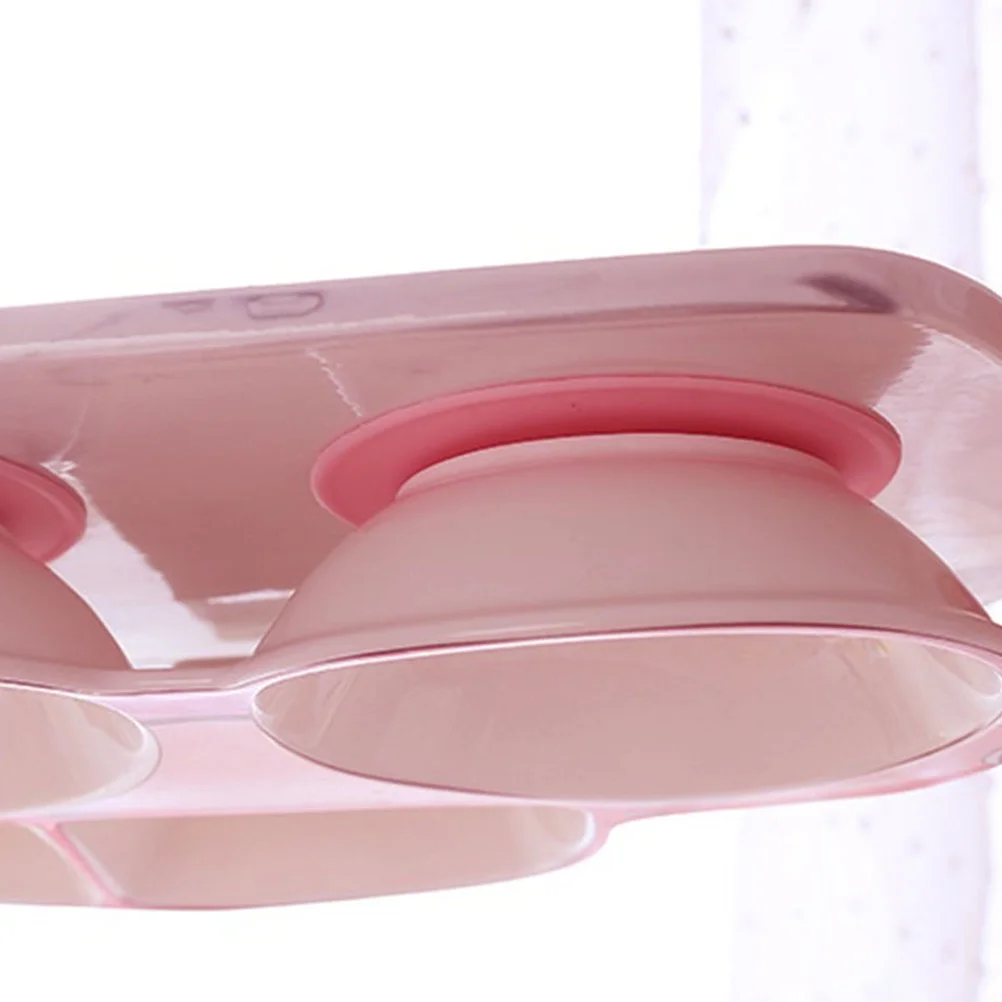 

4Pcs Suction Baby Bowl Pads Silicone Sucker Plates Non Slip Tableware Mat Easy Grasp Handle Mealtime Essentials