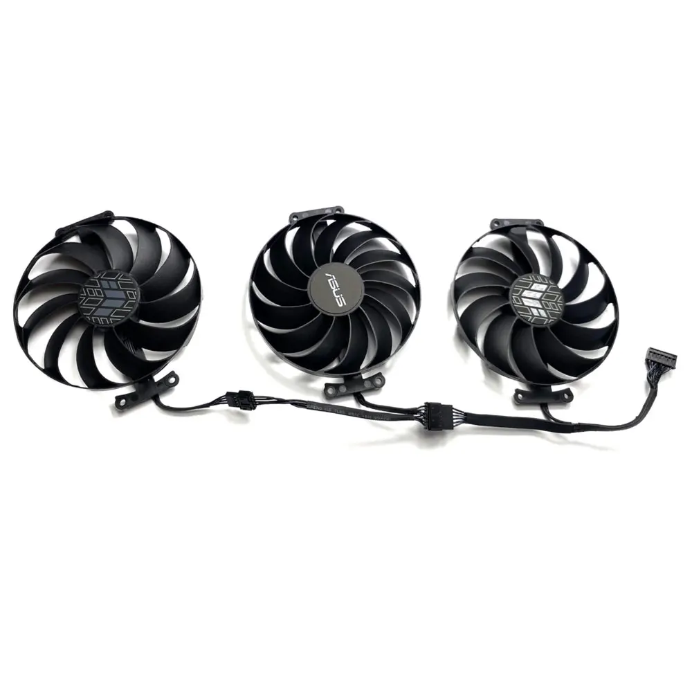 Ventilador de refrigeración para tarjeta gráfica, 95MM, 7 pines, T129215SU CF1010U12D FDC10U12S9-C RX6900 XT, para ASUS TUF RX 6700 6800 6900 XT OC
