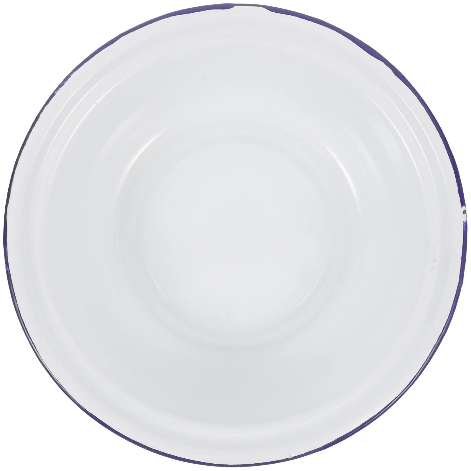 

Enamel Bowl with Cover Moisture Fresh Keeping Soup Basin Vintage Design Decorative Lard Mixing Bowl Kitchenware