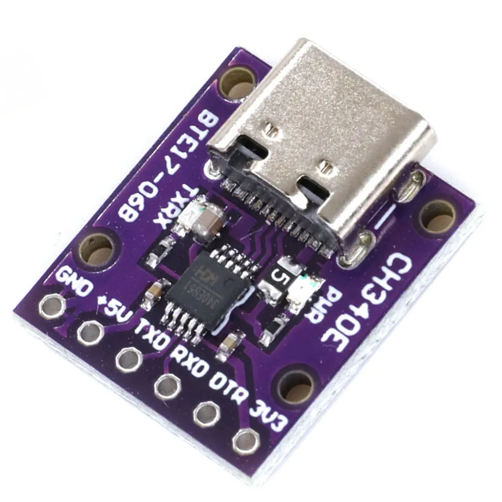 CH340N SOP8 USB Serial Converter - Mini USB to TTL Adapter for Arduino Pro Mini