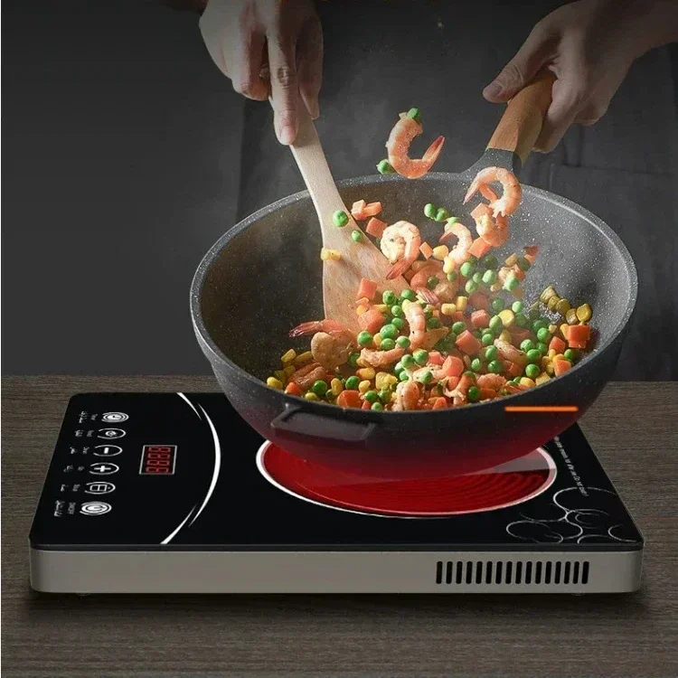 

110V 220V electric ceramic cooker household stir-fry induction cooker hot pot cooking machine electric stove induction cooker