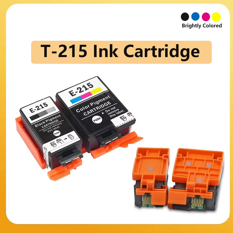 Compatible T215 T-215 215 Ink Cartridge for Epson WF-100 WF100 WF-100W WF100W Printer
