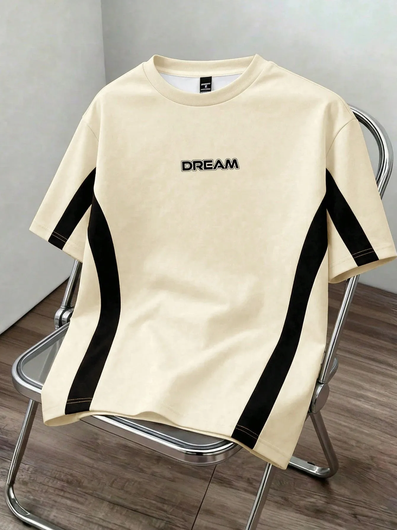 2026 Summer New Style Men's T-shirt Street Casual Fashion Simple Soft Comfortable Breathable 3D Letter Pattern Print