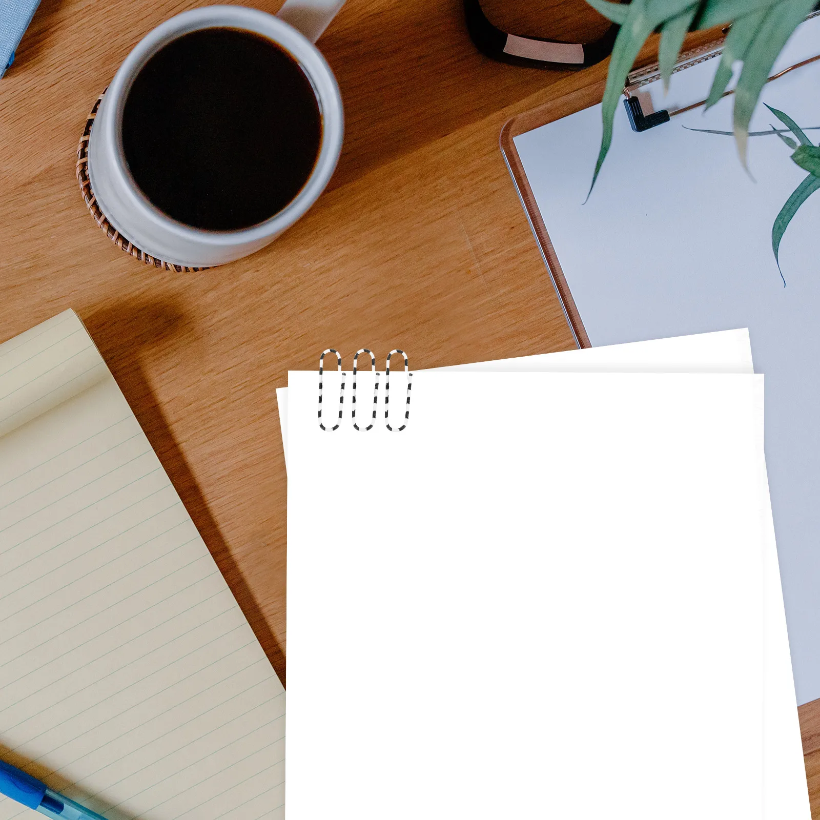 100Pcs Zebra Pattern Paper Clips Small Decorative Document Clips Steel Marking Clip for Office Study Supplies