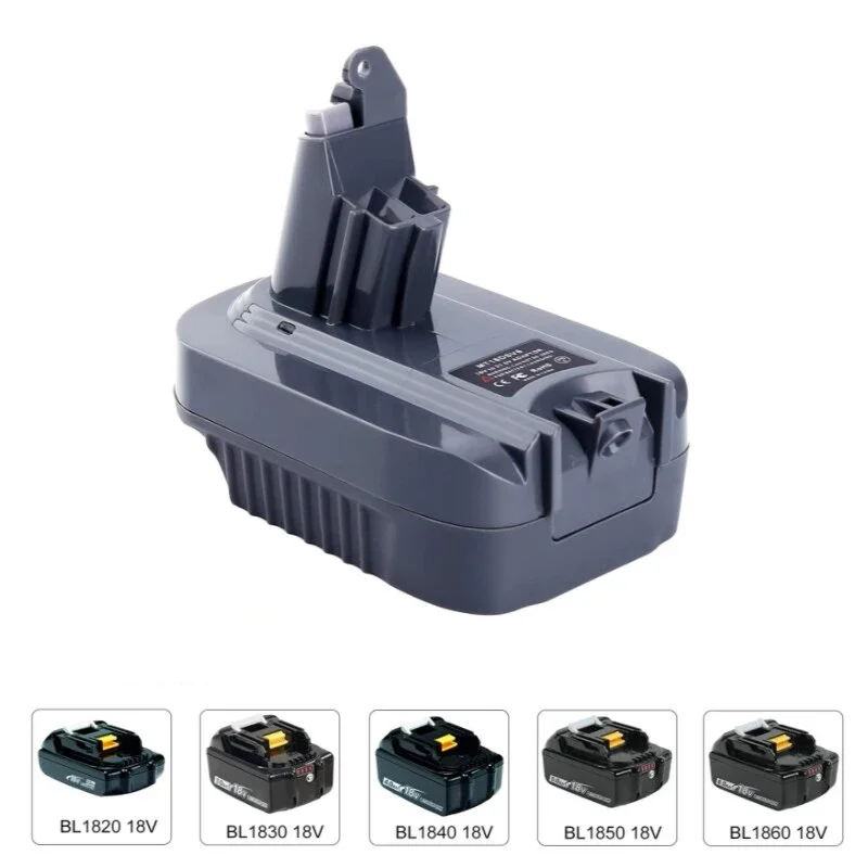 Battery Adapter Converter For Makita/Milwaukee/Dewalt 18V 20V Lithium Battery Convert To For DysonV6 SV04 SV03 DC59 DC58 DC62
