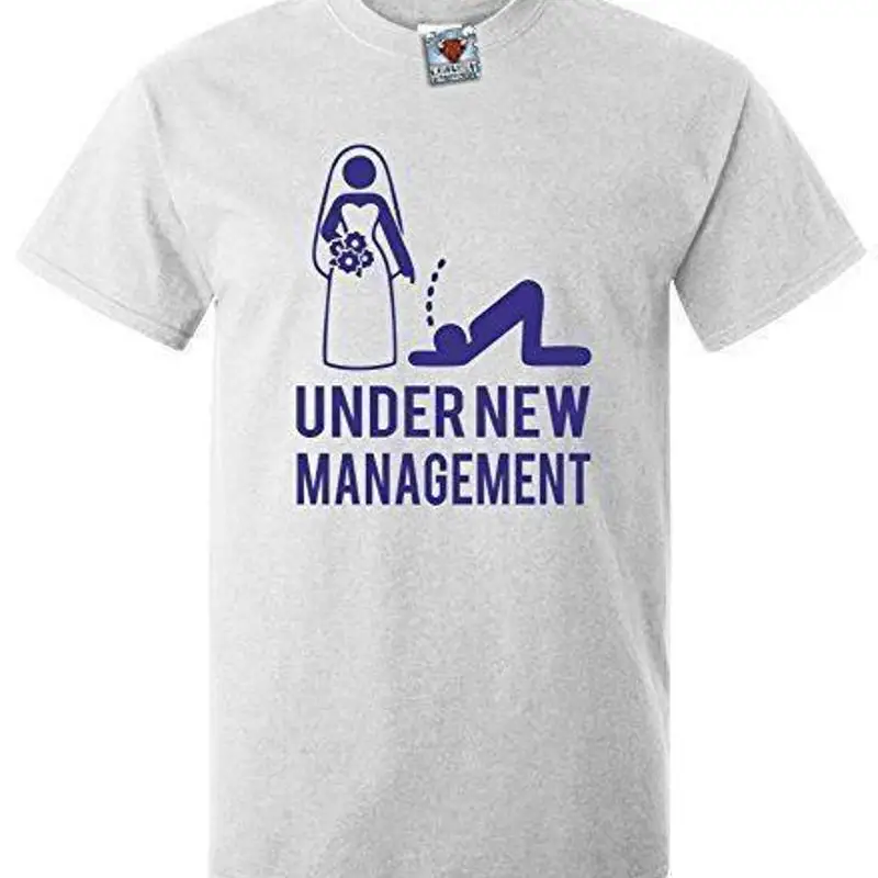 

Under New Management Men's T-Shirt - Funny gift wedding marriage wife husband