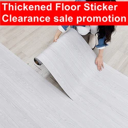 Thicken Waterproof Wood Grain Floor Sticker Self-adhesive Tile Sticker Home Decor Industrial Cement PVC Vinyl Floor Sticker 40CM