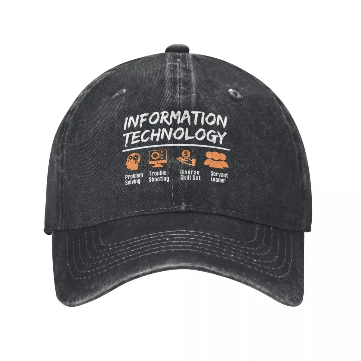 Information Technology Baseball Cap Fashion Beach Mountaineering Beach Bag Hat Man For The Sun For Women Men's