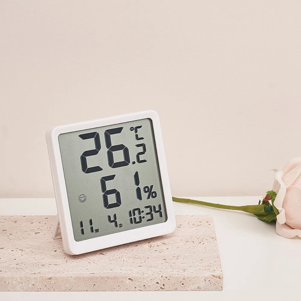 New Magnetic Digital Clock LED Temperature Display Home Hygrometer Multi-Functional Black White Kitchen Alarm Timer Home Use