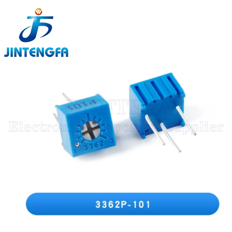 10 STKS 3362 W 103 Verstelbare Precisie Potentiometer 100 200Ohm 500R 1 K 2 K 5 K 10 K 20 K 50 K 100 K 200 K 500 K 3362 Trimpo Trimmer