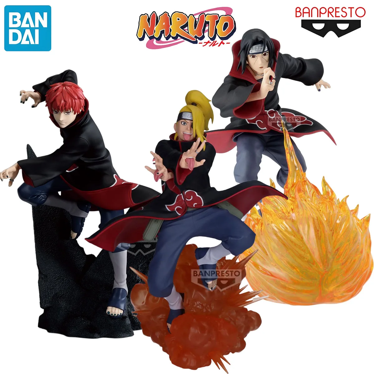 

Bandai Genuine Banpresto EFFECTREME NARUTO Anime Character Uchiha Itachi Sasori Kids Christmas Gift Collection Action Toys Model