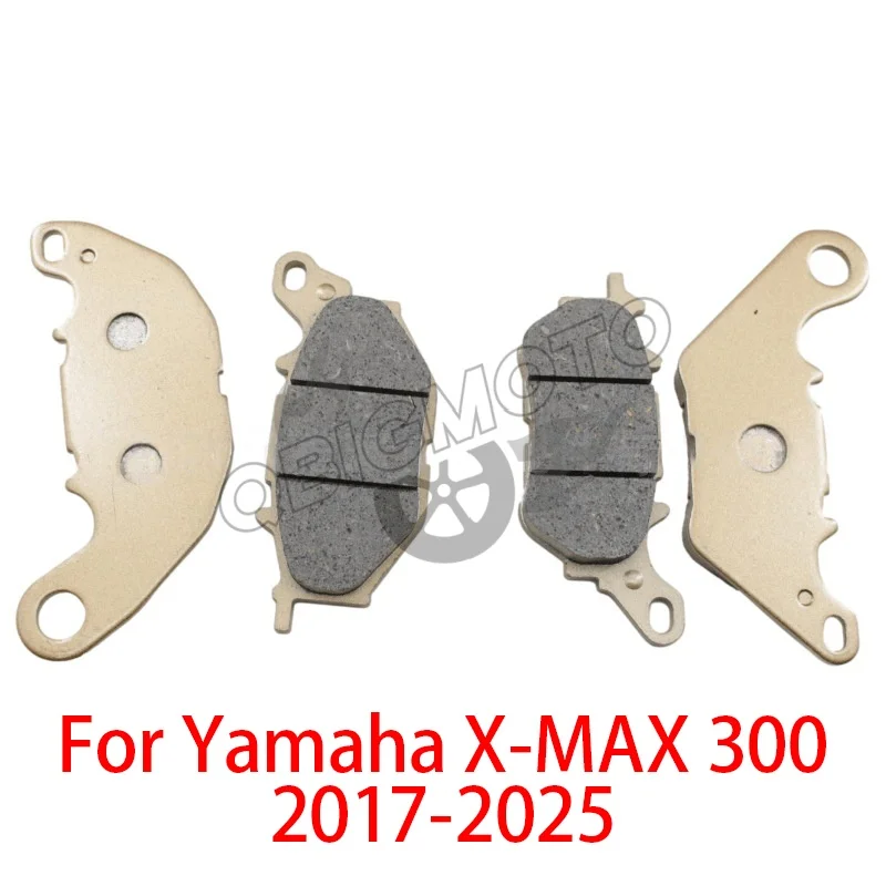 X-MAX 300 2025 Motorcycle Front Rear Brake Pad For Yamaha XMAX300 XMAX X-MAX 300 X-MAX300 XMAX-300 2024 2023 2022 2021-2017