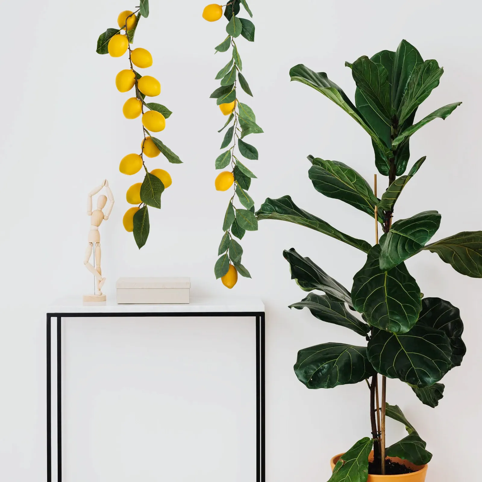 

2 шт. летних искусственных гирлянд с лимонами для украшения входной двери, для свадеб, банкетов, праздников, дома, улицы и интерьера