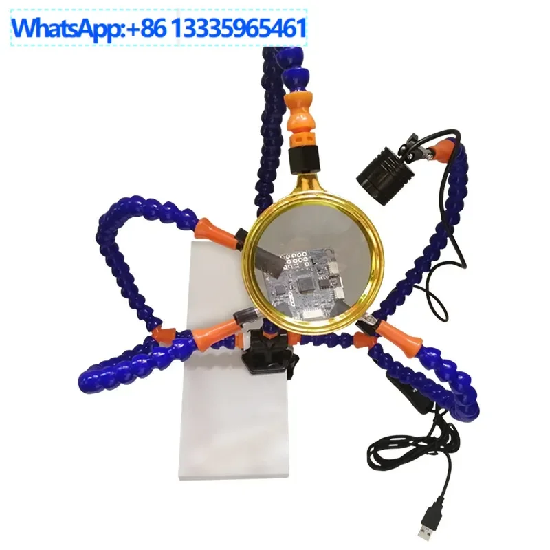 

Универсальный кронштейн модели самолета, 4 шт., с увеличительным стеклом, сварочная станция модуля с фиксированным зажимом