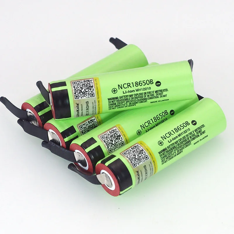 Liitokala nowa oryginalna bateria niklowa NCR18650B 3.7 v 3400 mah 18650 akumulator litowy do spawania