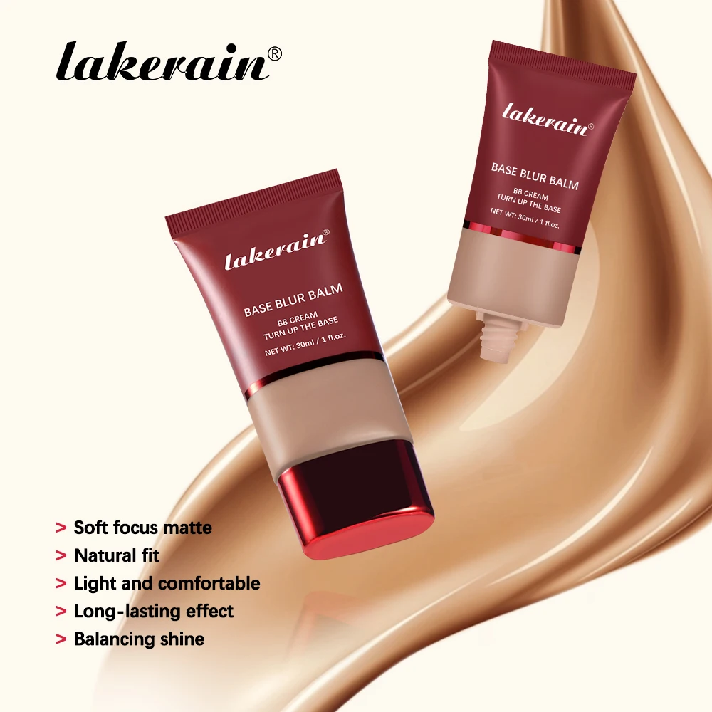 Fondotinta opaco Base sfocata Morbida messa a fuoco opaca Copertura completa Vestibilità naturale Trucco viso Correttore leggero a lunga durata BB Cream