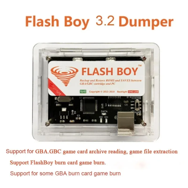 Flash Boy 3.2 Cyclone Dumper For GameBoy GBC GBA ROMS Game Cartridge Flasher Dumper USB Support Game Boy Camera Recorder Burner view 3